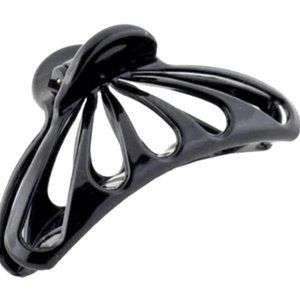 French small black shell hairpin